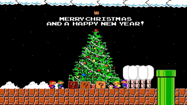 Merry Christmas Mario Nintendo